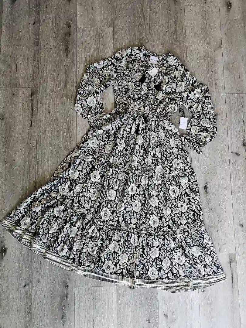 VESTIDO CON PATRONES VTD405