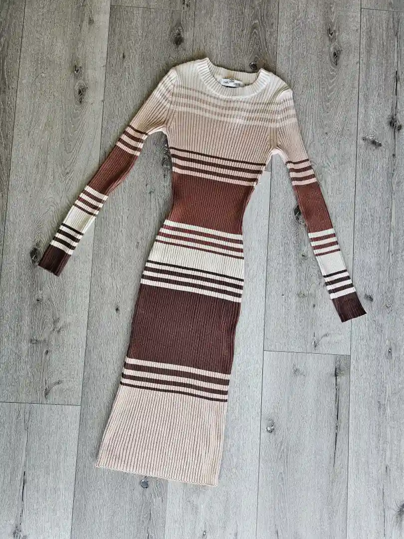 VESTIDO MARRÓN VTD397