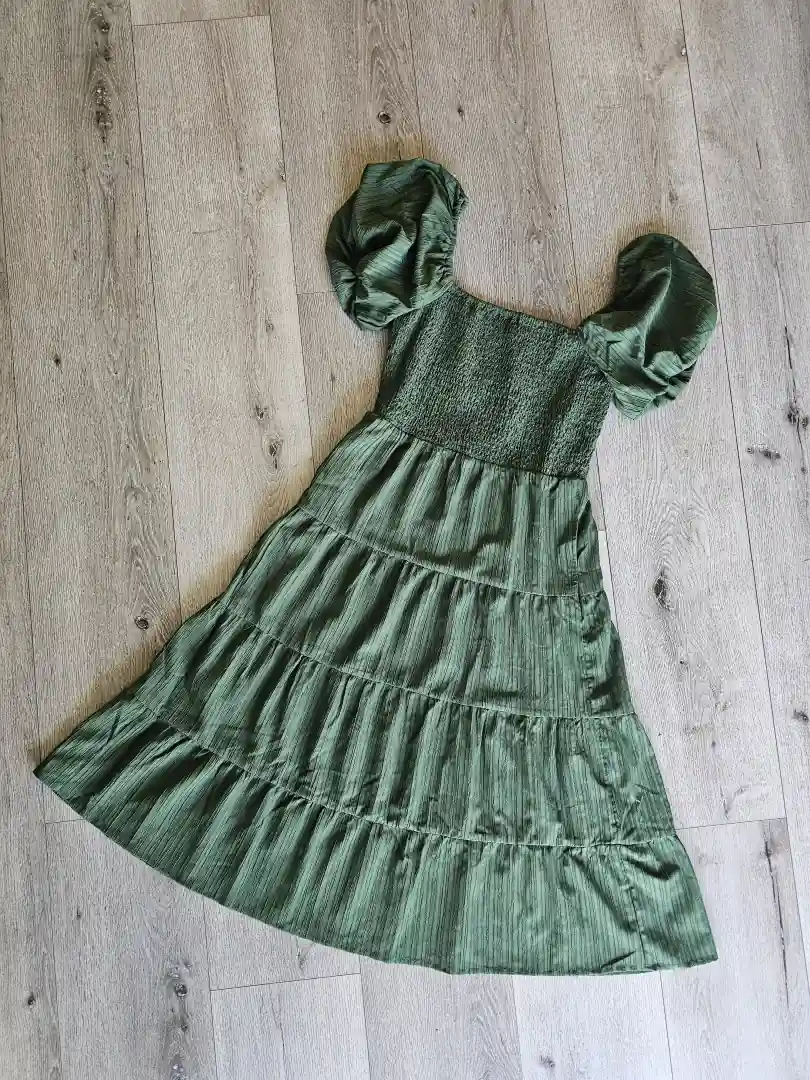 VESTIDO VERDE VTD382