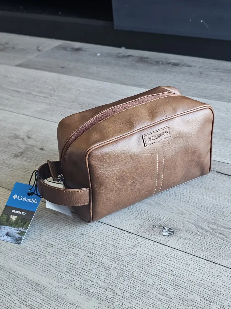 BOLSO DE ASEO MARRON COLUMBIA BLS39