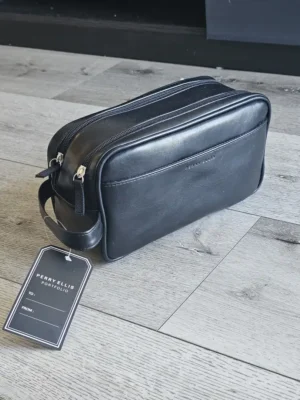 BOLSO DE ASEO NEGRO PERRY ELLIS BLS36