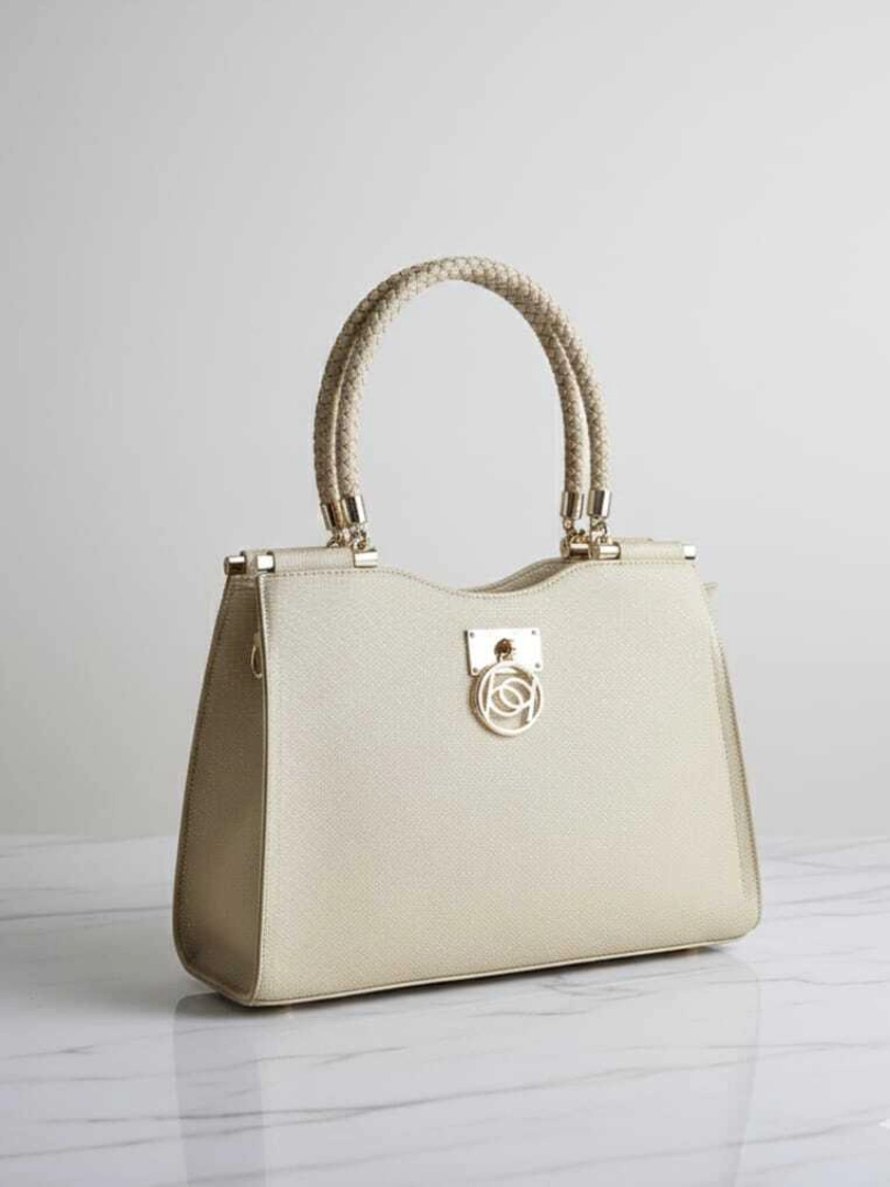 BOLSO DE MANO BEIGE CTR97 4