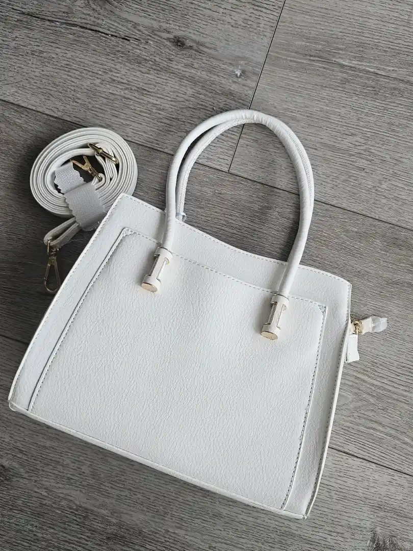 BOLSO DE MANO BLANCO CTR96