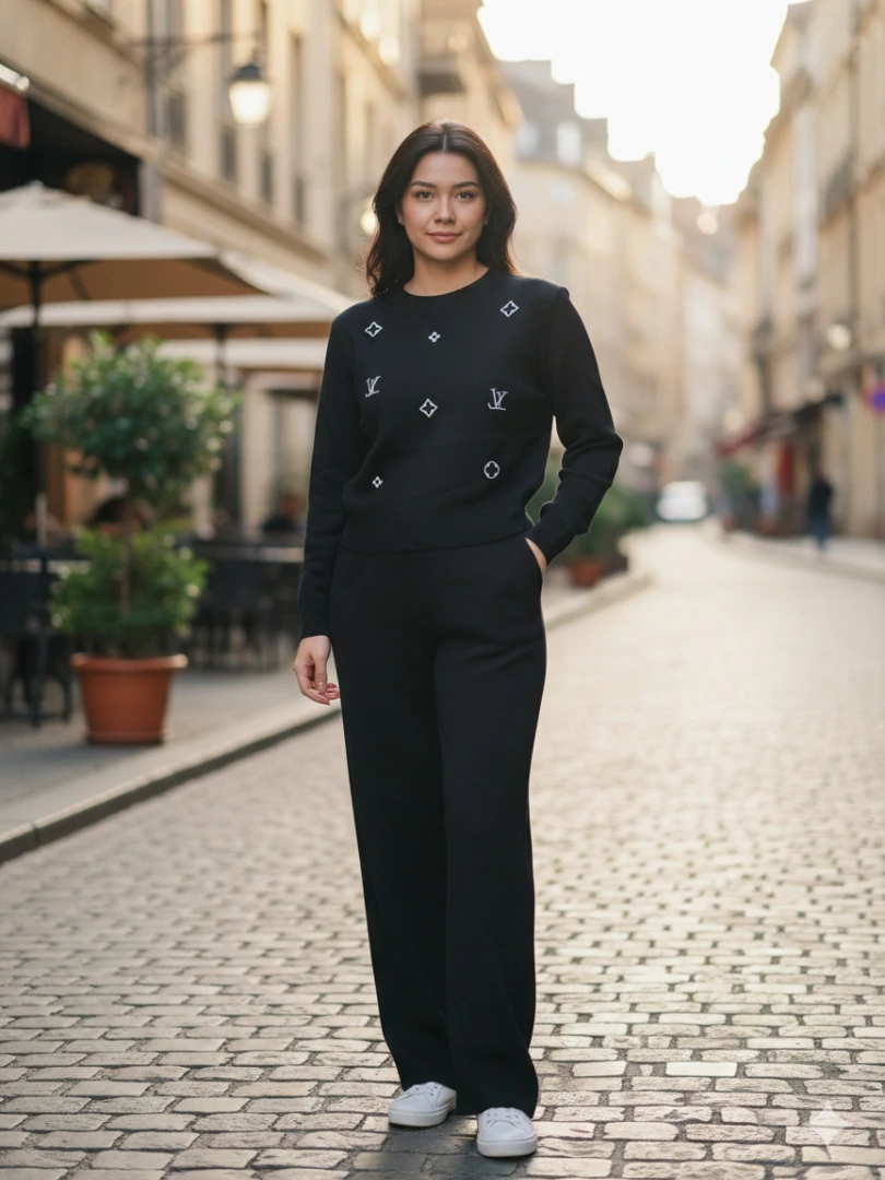 ENGUATADA NEGRA LOUIS VUITTON EGTD35