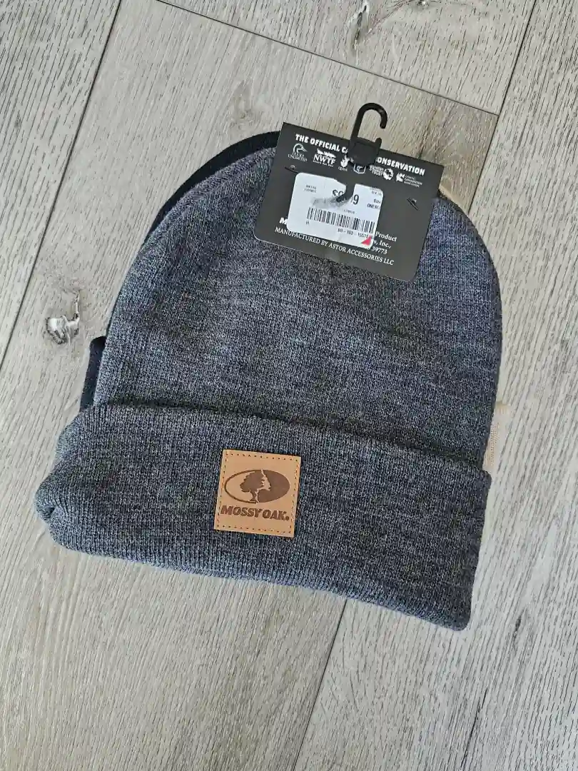 GORRO GRIS MOSSY OAK GRO6