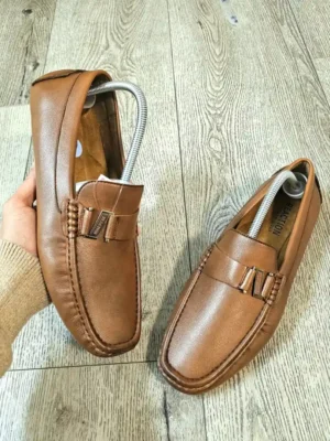 MOCASINES DE CUERO MARRÓN REACTION KENNETH COLE MCSN12