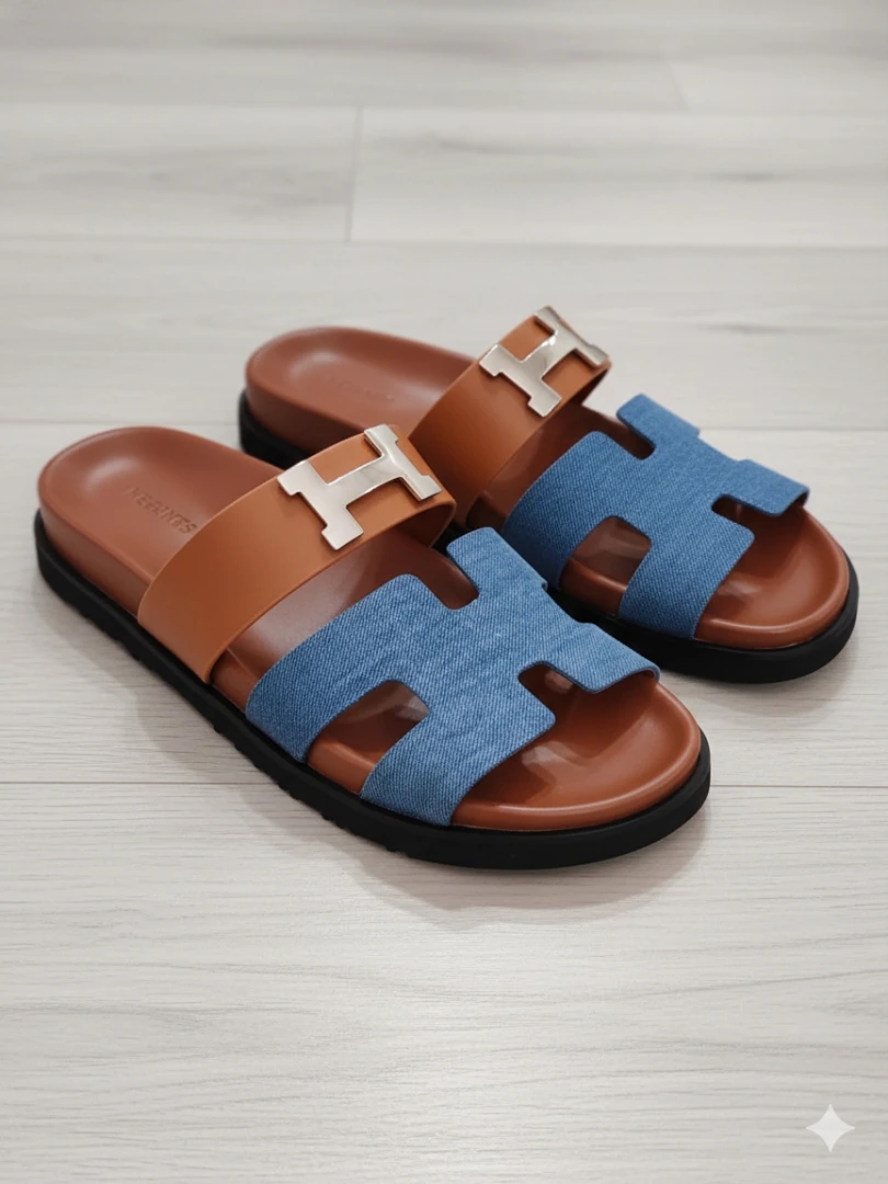 SANDALIAS AZULES HERMES SDL366