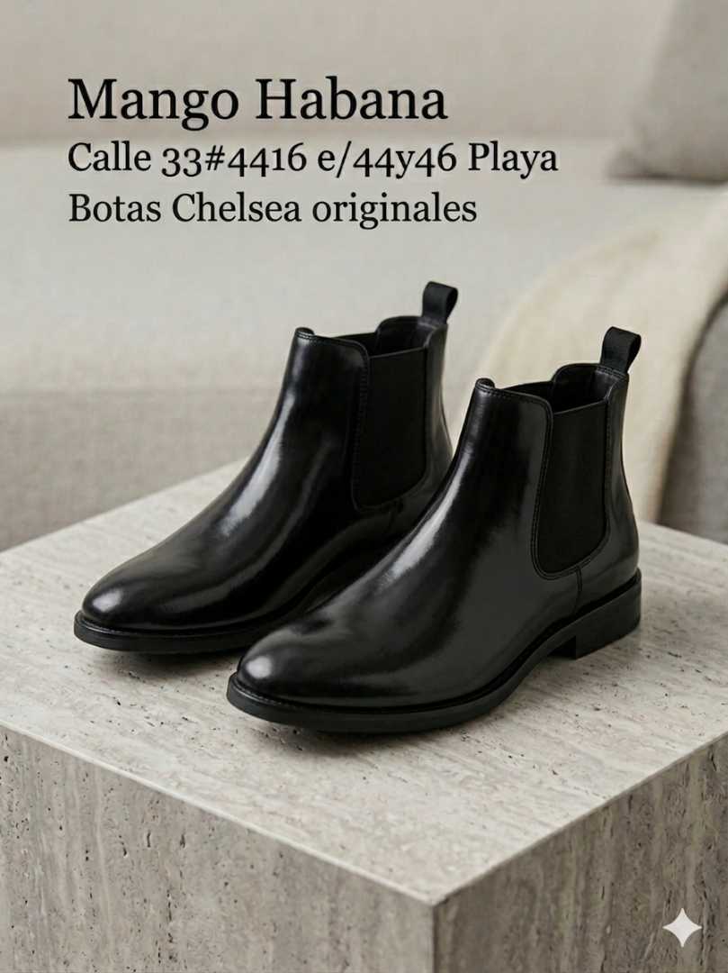 botas chelsea negras