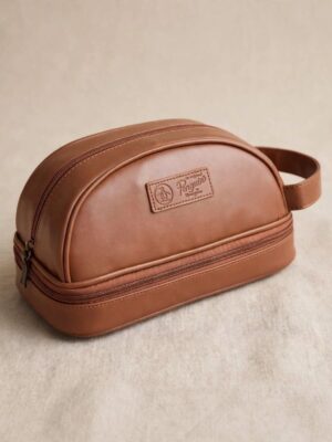BOLSO DE ASEO MARRÓN ORIGINAL PENGUIN MUNSINGWEAR BLS44