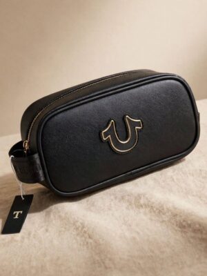 BOLSO DE ASEO NEGRO TRUE RELIGION BLS45